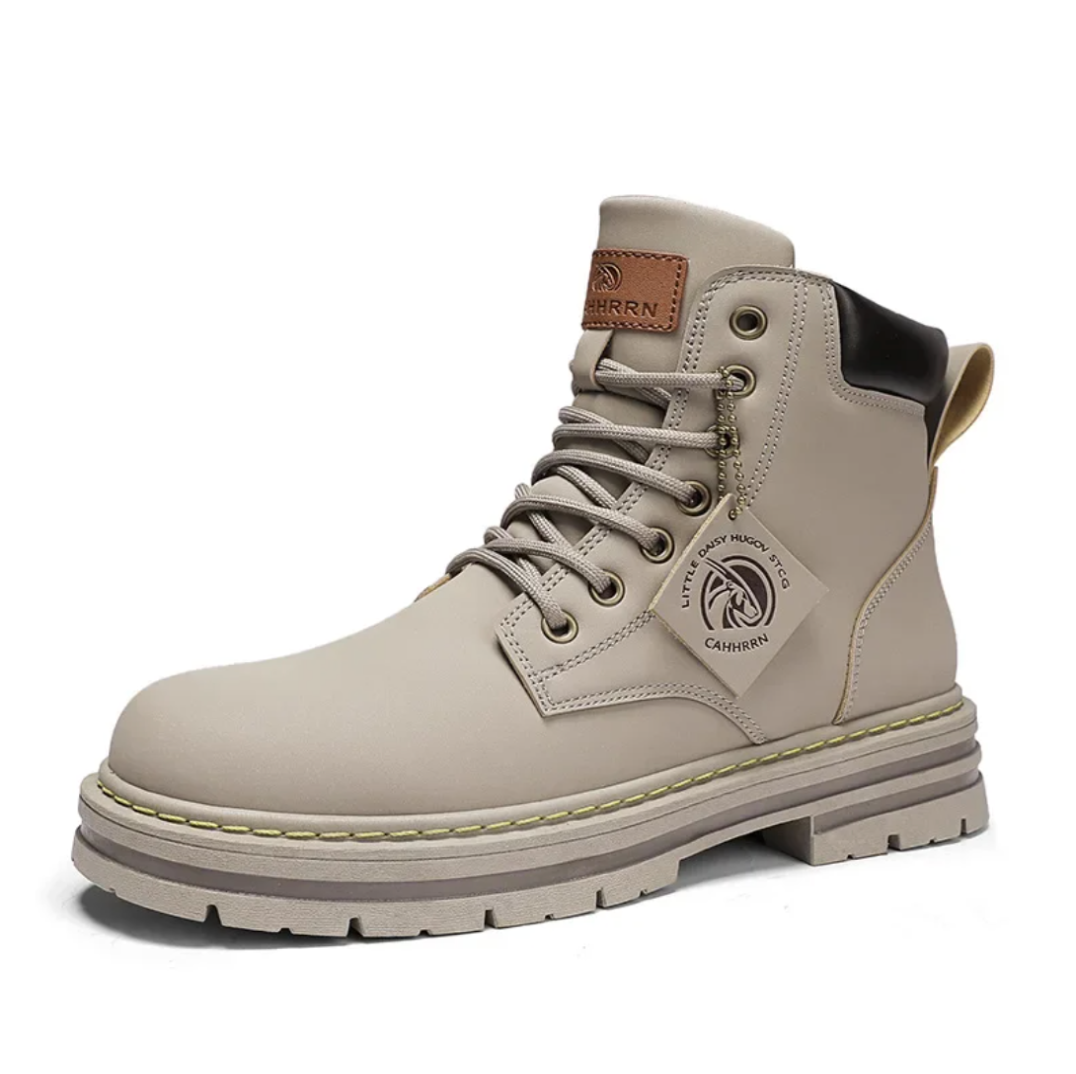 Herren Schnürstiefel Leder Rutschfest Für Jeden Tag