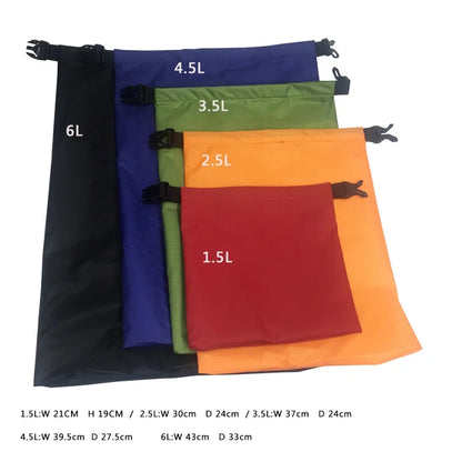 Wasserdichte Trockenbeutel Set 5-teilig Reise Outdoor