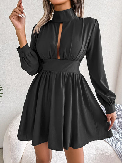 EleganceLine™ – Damen A-Linien Kleid mit Gürtel für Elegante Silhouette-2