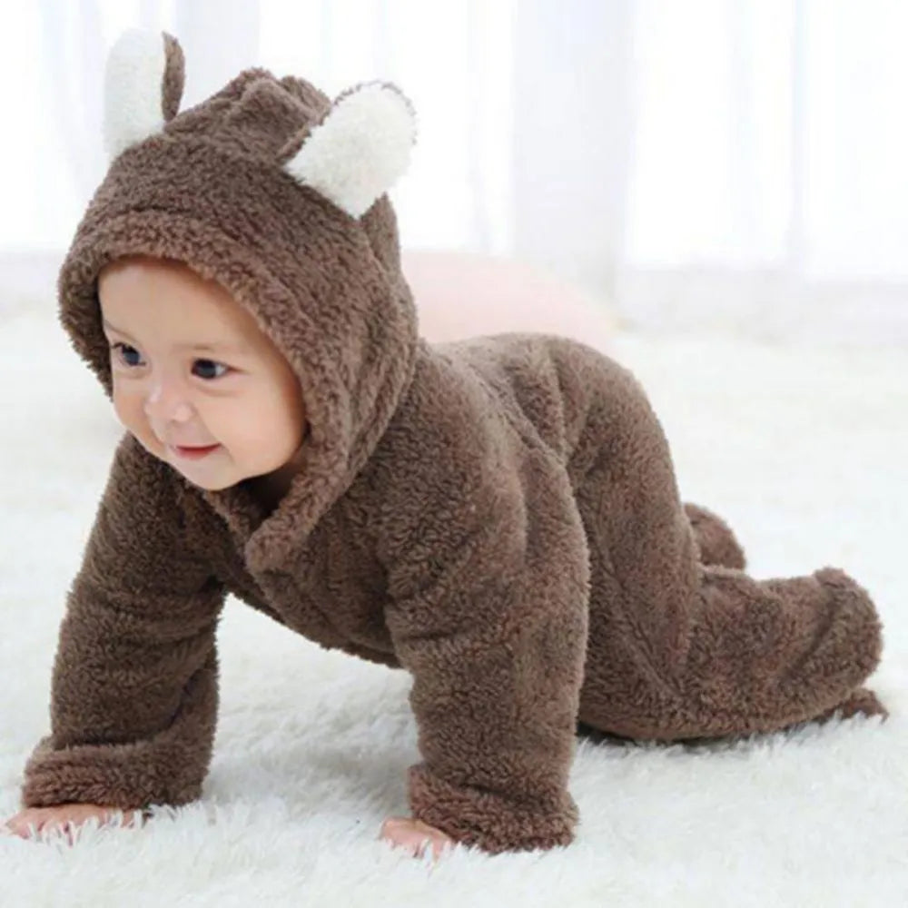 Babystrampler Fleece Warm Neugeborene Soft