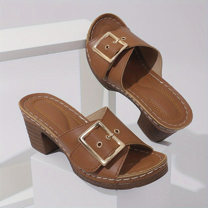 Variant image for Serelvia™ – Damen Sandalen mit Dickem Absatz für Eleganten Komfort-25