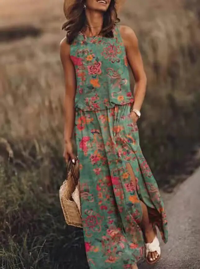 Sommer Maxikleid Großkleid Elegant Lang