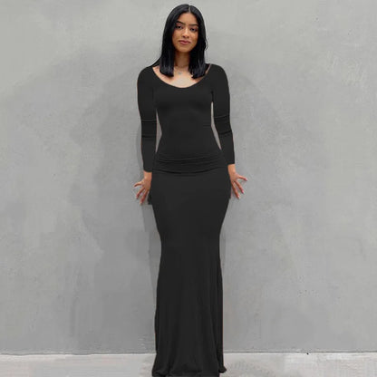 GlamourDress™ – Damen Abendkleid mit Spaghetti-Trägern Eleganter Maxi-Stil 2
