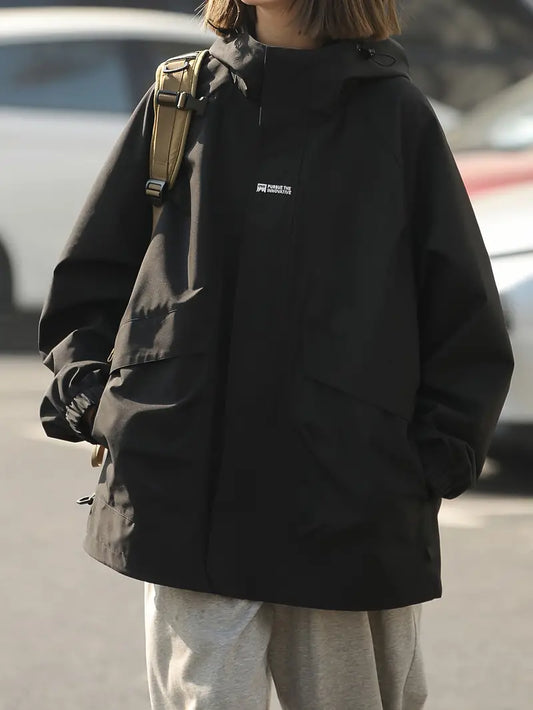 Shiselle Damen Kapuzenpullover: Langarm, unifarben, elastische Ärmel, für entspannte Sport-Styles