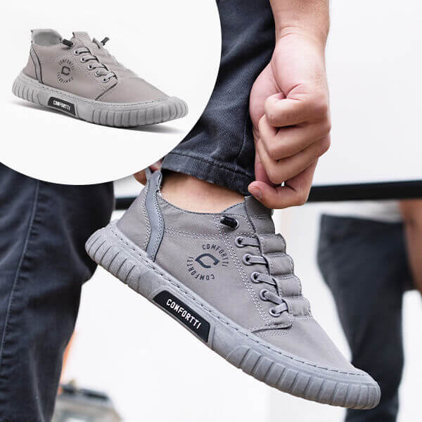 Bequeme Herren Sneaker Sportlich Schwarz