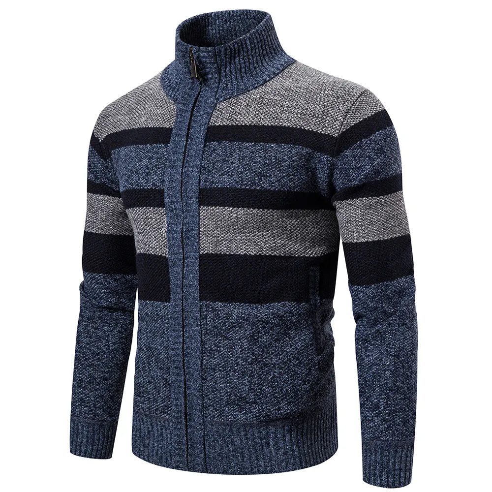 Slim Fit Men's Knit Jacket - Kelvin