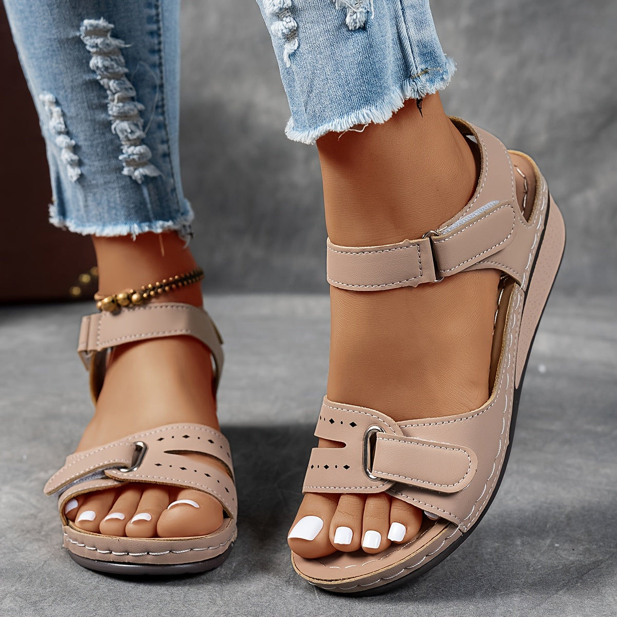 Solevia™ – Damen Sandalen mit Atmungsaktivem Gurt und Flexibler Plattform