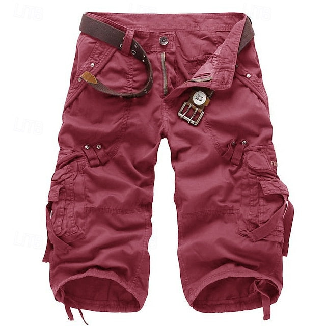Sommer Cargoshorts für Herren mit vielen Taschen – Faustus