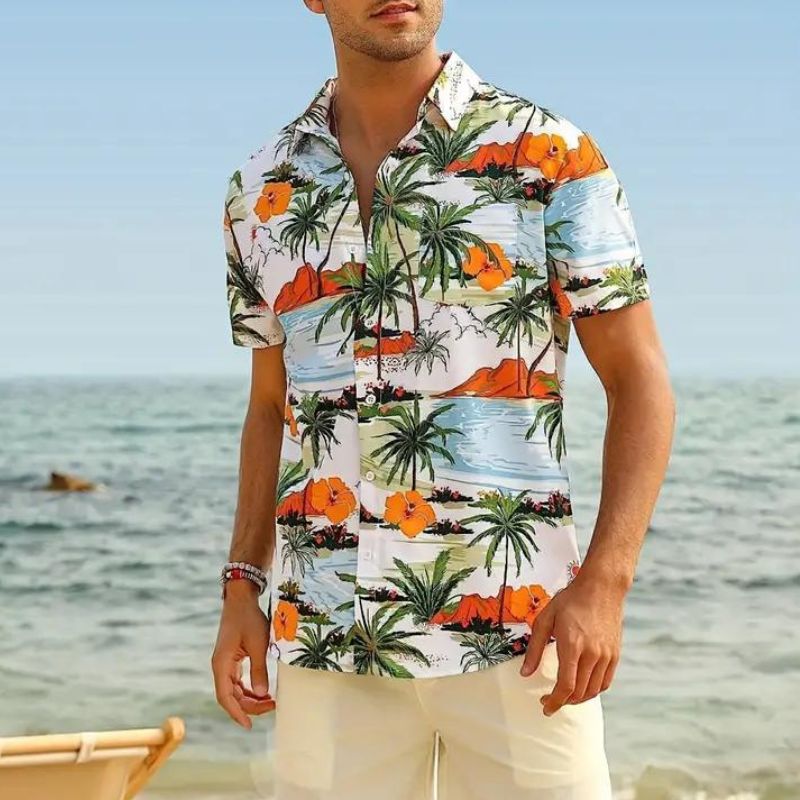 Sommer-Hawaiihemd für Herren von Erwan