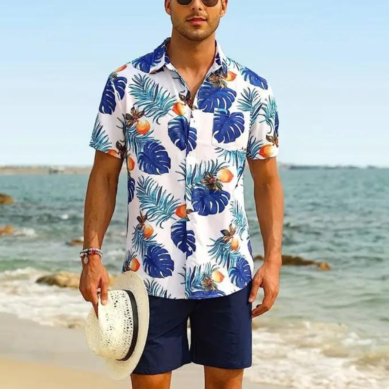 Sommer-Hawaiihemd für Herren von Erwan