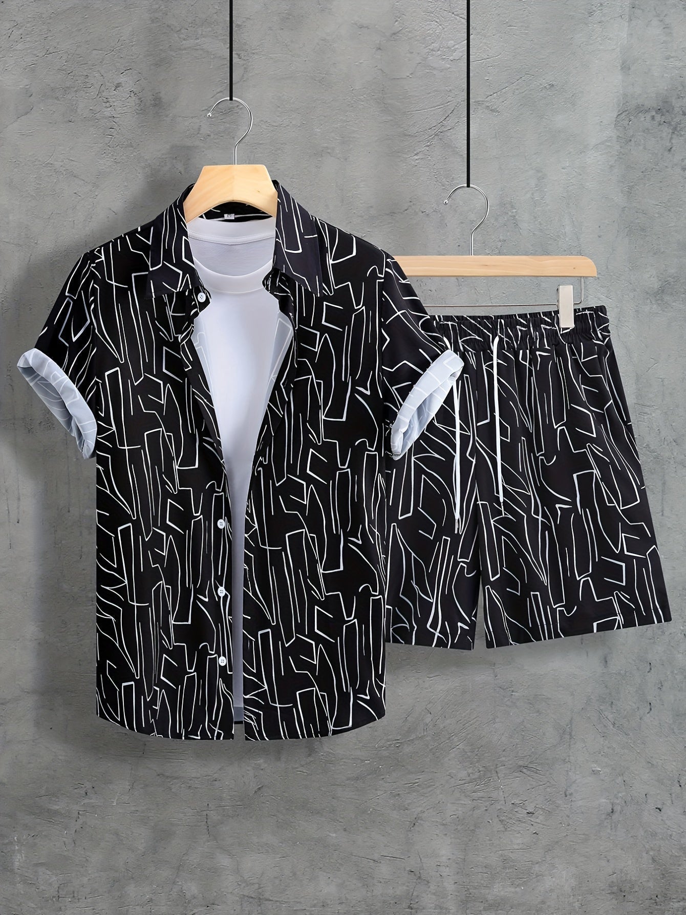 Sommer-Set: Kurzarm-Shirt und bequeme Shorts – Norwin