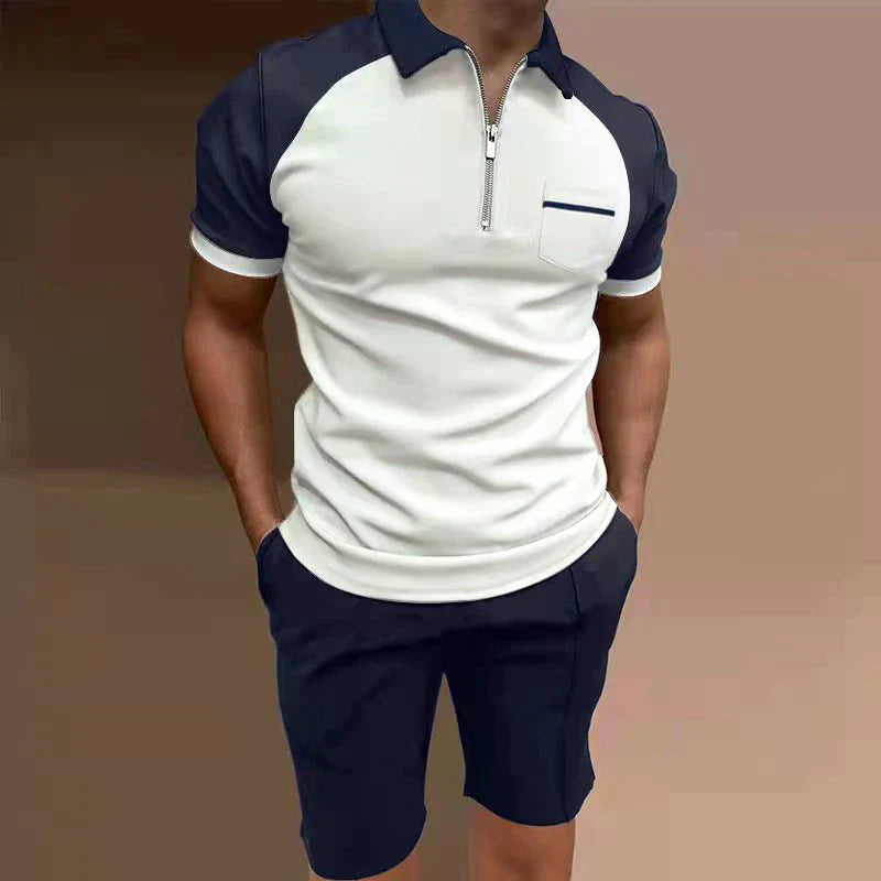 Sommer-Set: schickes Herren-Hemd und kurze Hose - Rikard