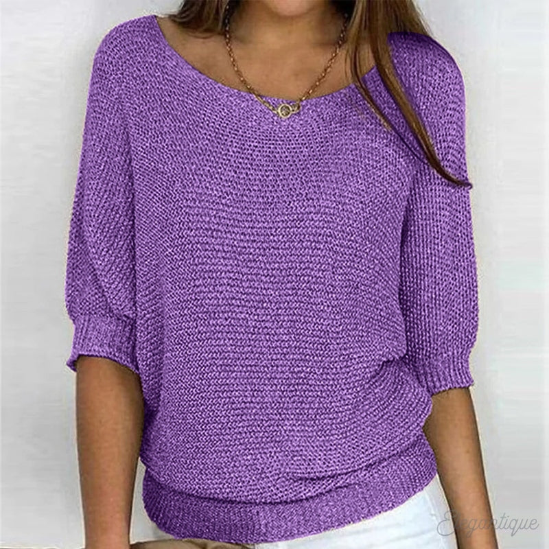 Sommerlicher Damenpullover Gabi aus luftigem Material