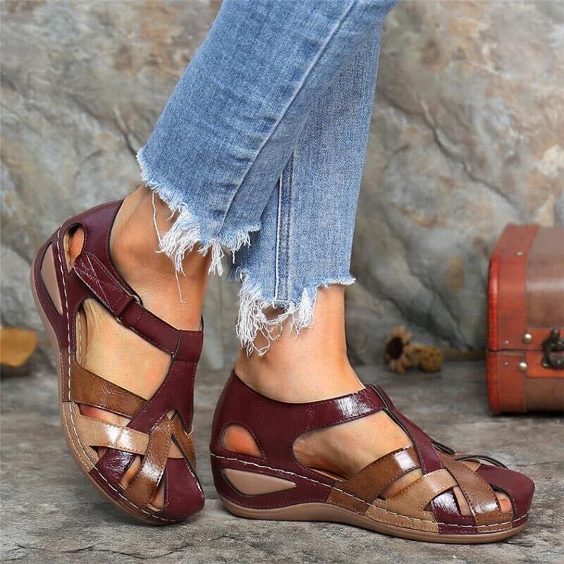 Sophie Orthopädische Sandalen im Retro-Stil
