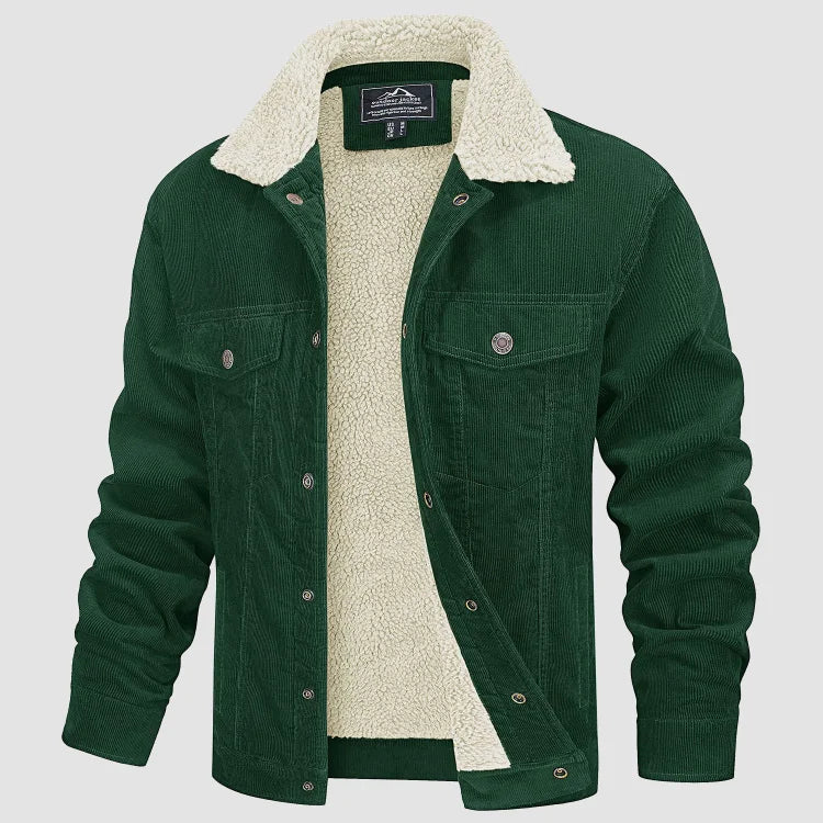 Stefans Herren-Samtjacke für den Winter
