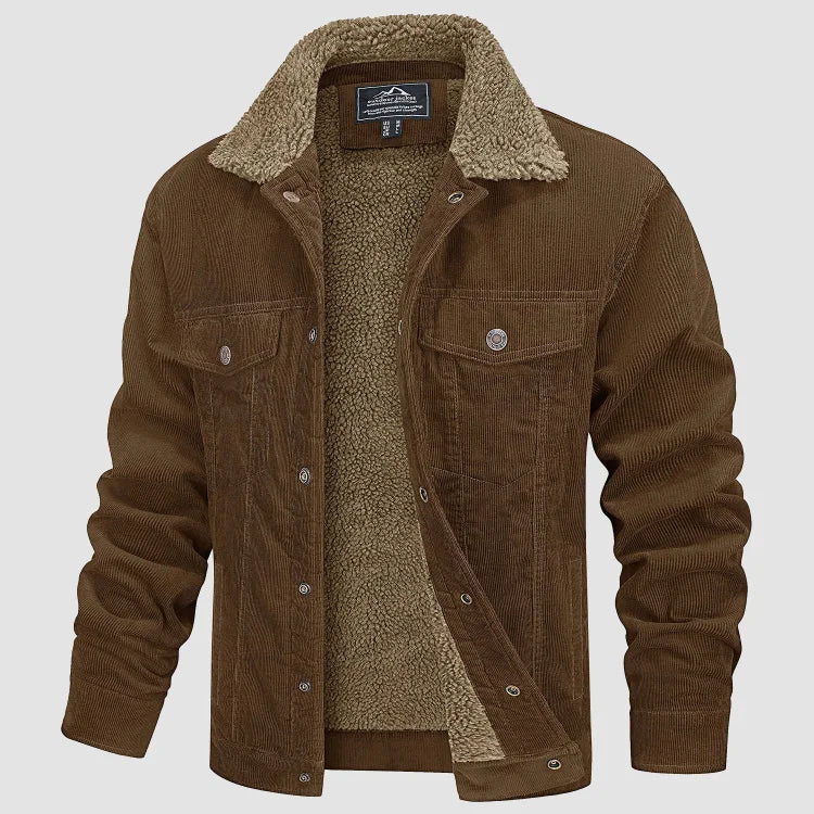 Stefans Herren-Samtjacke für den Winter