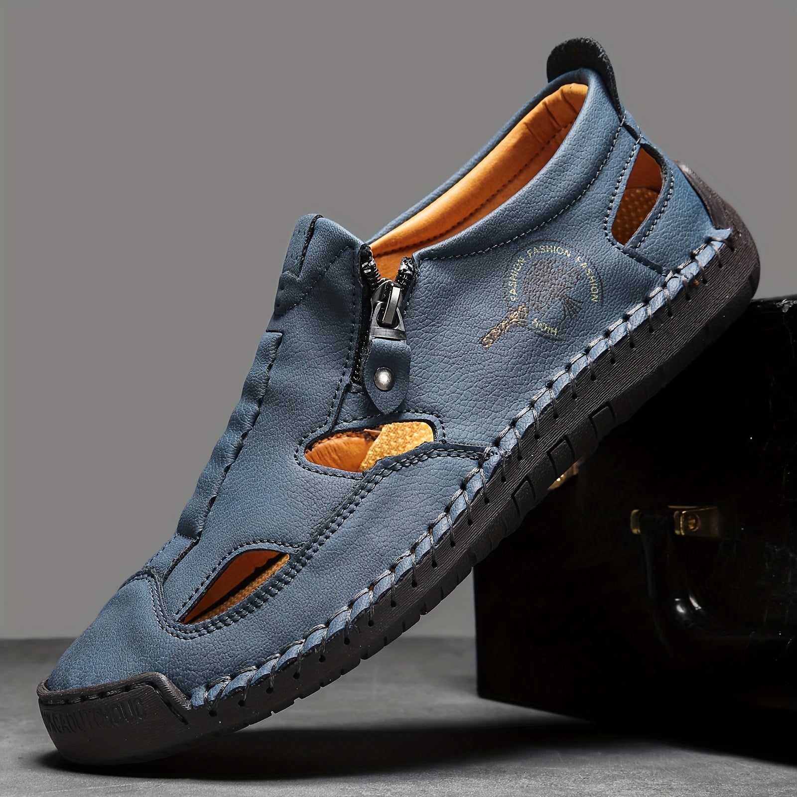 StepVital™ – Orthopädische Leder Sandalen für Herren mit Ergoflex Fußbett