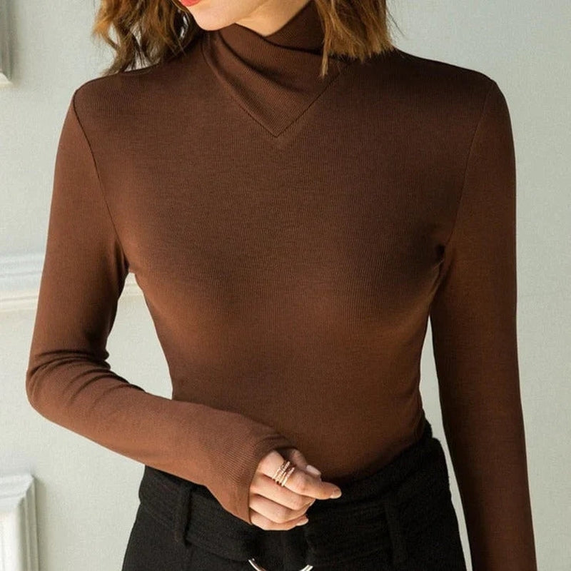 Stilvoller Rollkragenpullover Sophie für modebewusste Damen