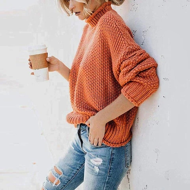 Stilvoller Rollkragenpullover für kalte Tage (Jule)