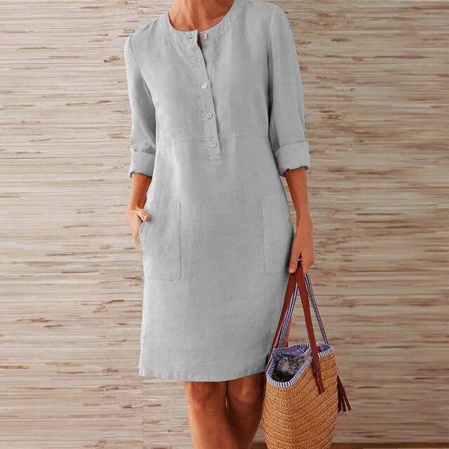 Stilvolles Midi-Kleid von Anna für modebewusste Frauen