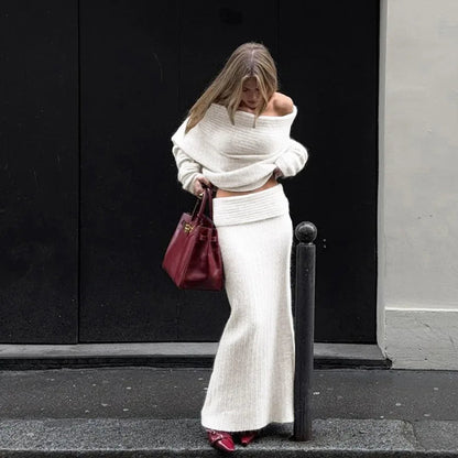 Stilvolles Wollpullover-Set Jahira für elegante Looks