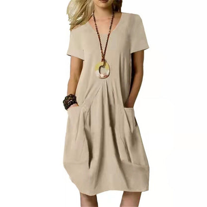 Stilvolles und vielseitiges knielanges Damenkleid von Unalise