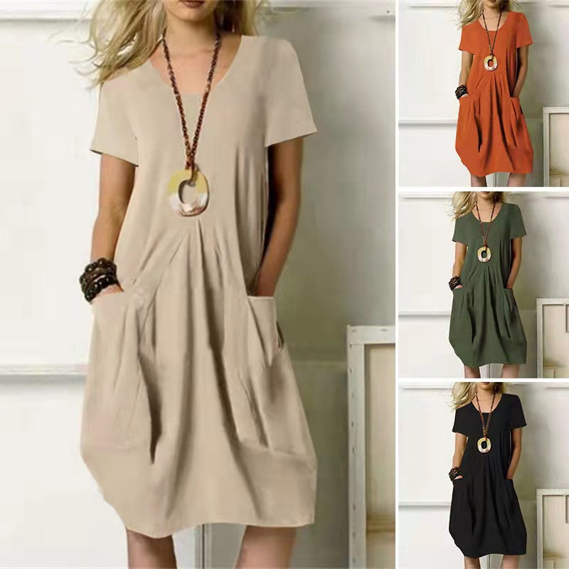 Stilvolles und vielseitiges knielanges Damenkleid von Unalise