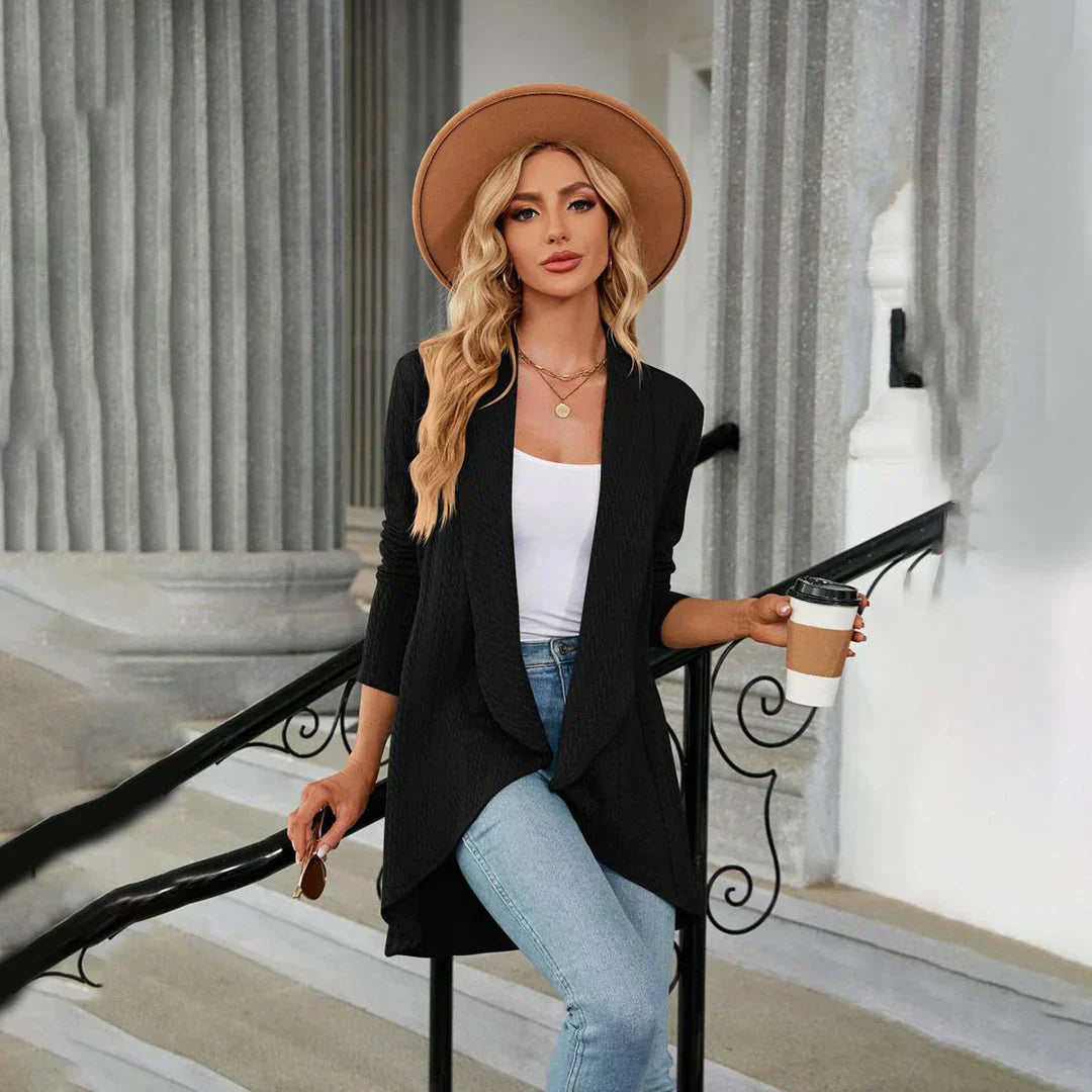 Strickjacke Offene Front Damen cardigan