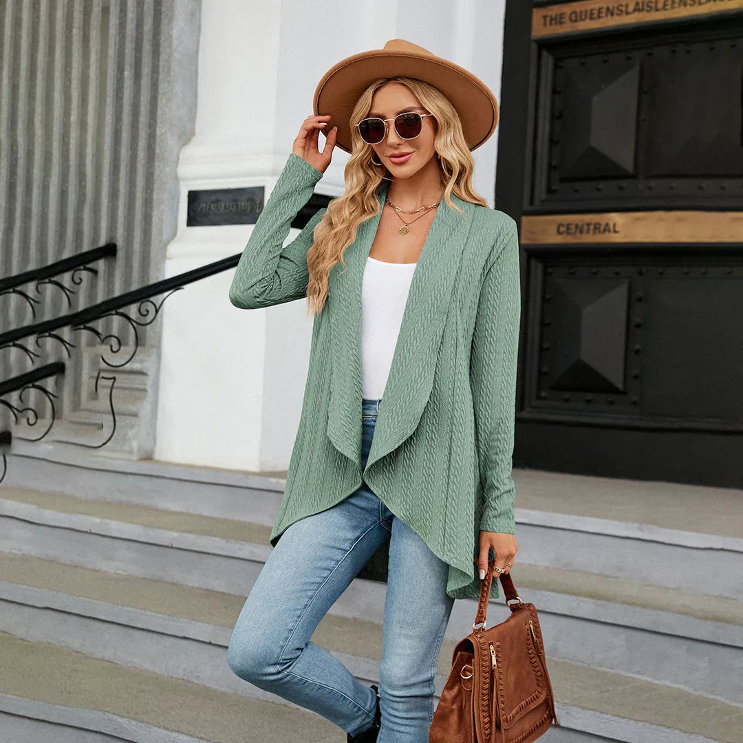Strickjacke Offene Front Damen cardigan
