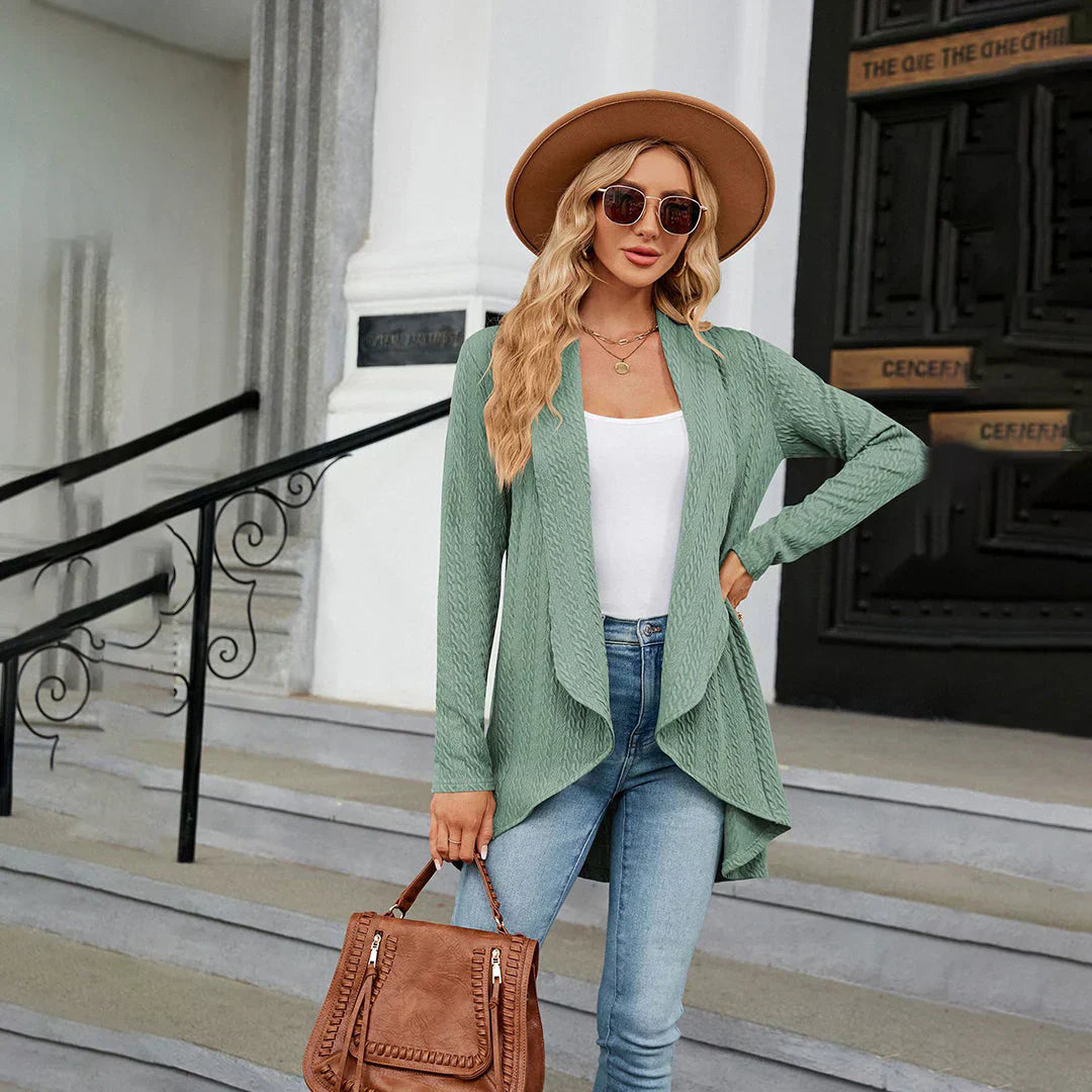 Strickjacke Offene Front Damen cardigan