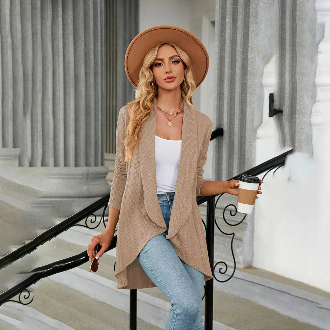 Strickjacke Offene Front Damen cardigan