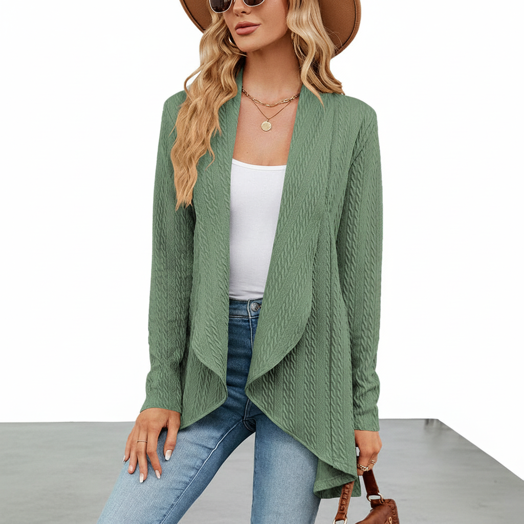 Strickjacke Offene Front Damen cardigan
