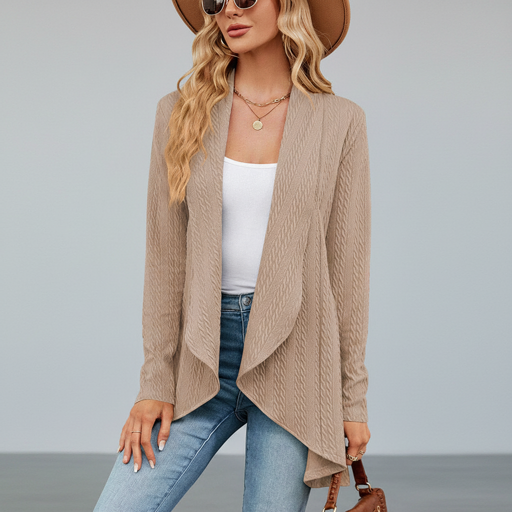 Strickjacke Offene Front Damen cardigan