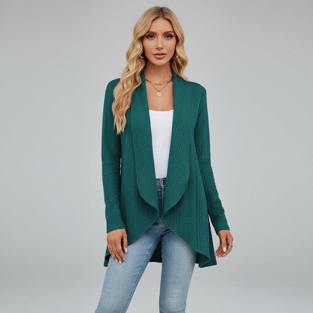 Strickjacke Offene Front Damen cardigan
