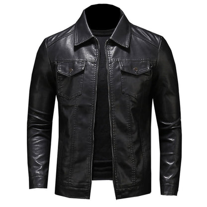 Stylische Herren Lederjacke
