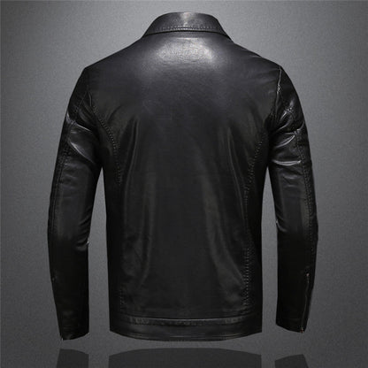 Stylische Herren Lederjacke