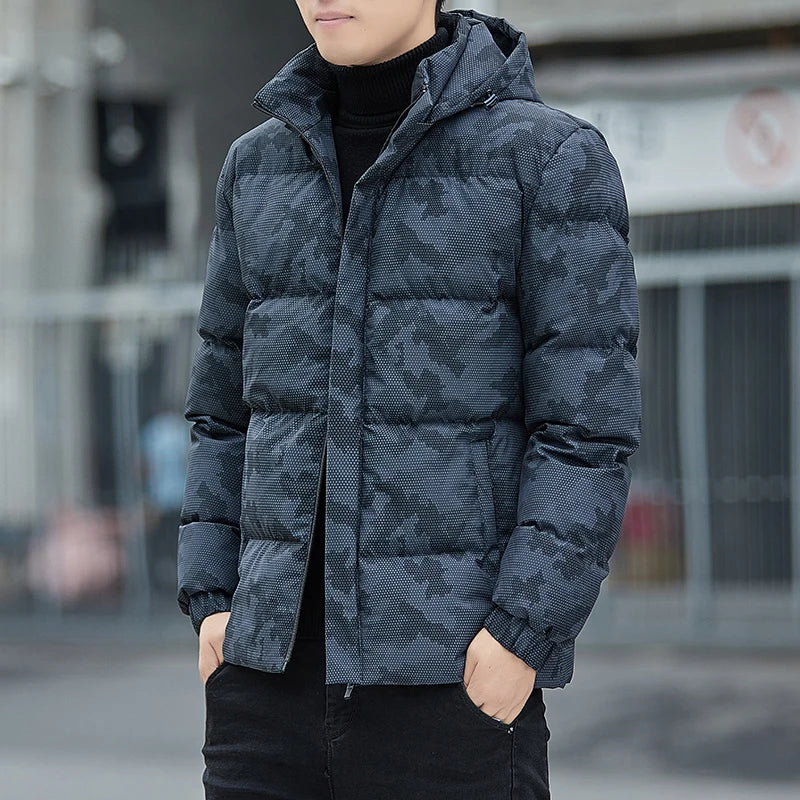 Stylische Herren Winterjacke - Hell