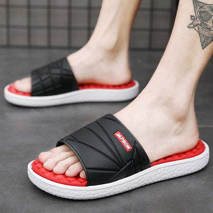 Herren Slipper Bequem Sommerlich Leicht
