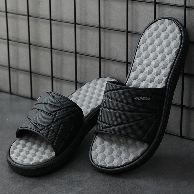 Herren Slipper Bequem Sommerlich Leicht