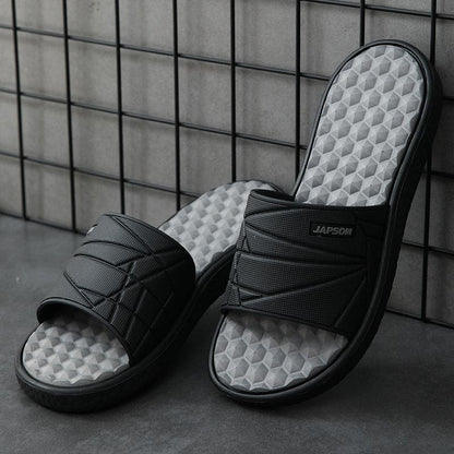 Herren Slipper Bequem Sommerlich Leicht