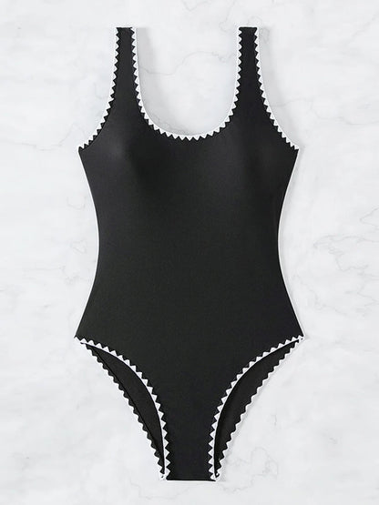 SwimAura™ – Eleganter Einteiler-Badeanzug für stilbewusste Frauen