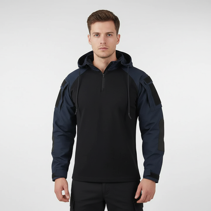 Taktischer Pullover Mit Kapuze Schwarz Militärstyle