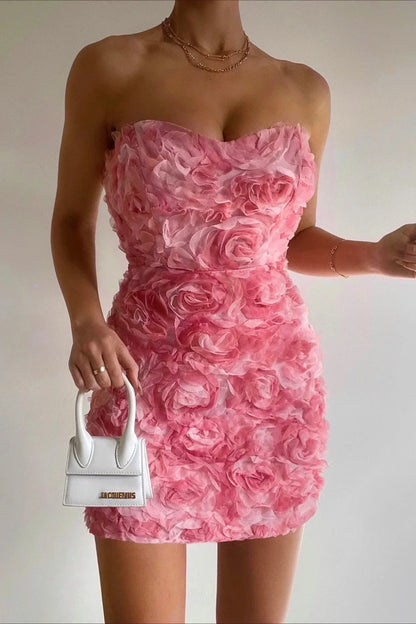 Trägerloses Damenkleid von Bella