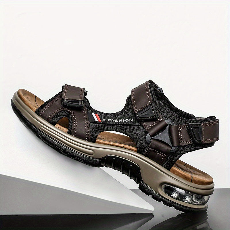 TrailFlex™ – Robuste Herren Ledersandalen mit Komfort Fußbett