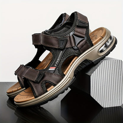 TrailFlex™ – Robuste Herren Ledersandalen mit Komfort Fußbett