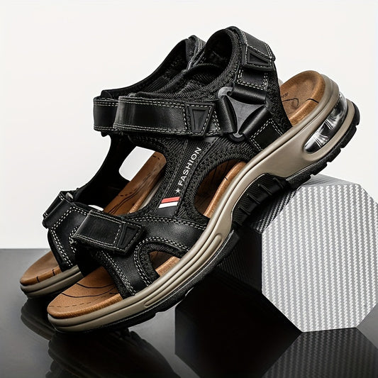 TrailFlex™ – Robuste Herren Ledersandalen mit Komfort Fußbett