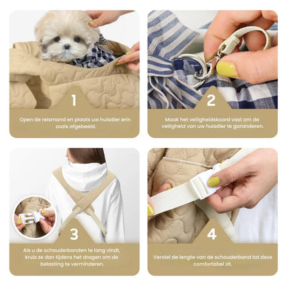 Hundetragetasche XL Wasserdicht Leicht und Ergonomisch