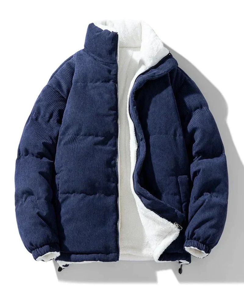Trendige reversible Winterjacke für Herren – Caspar