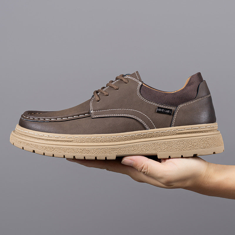 Tristan Herren Lederschuhe im Retro-Stil