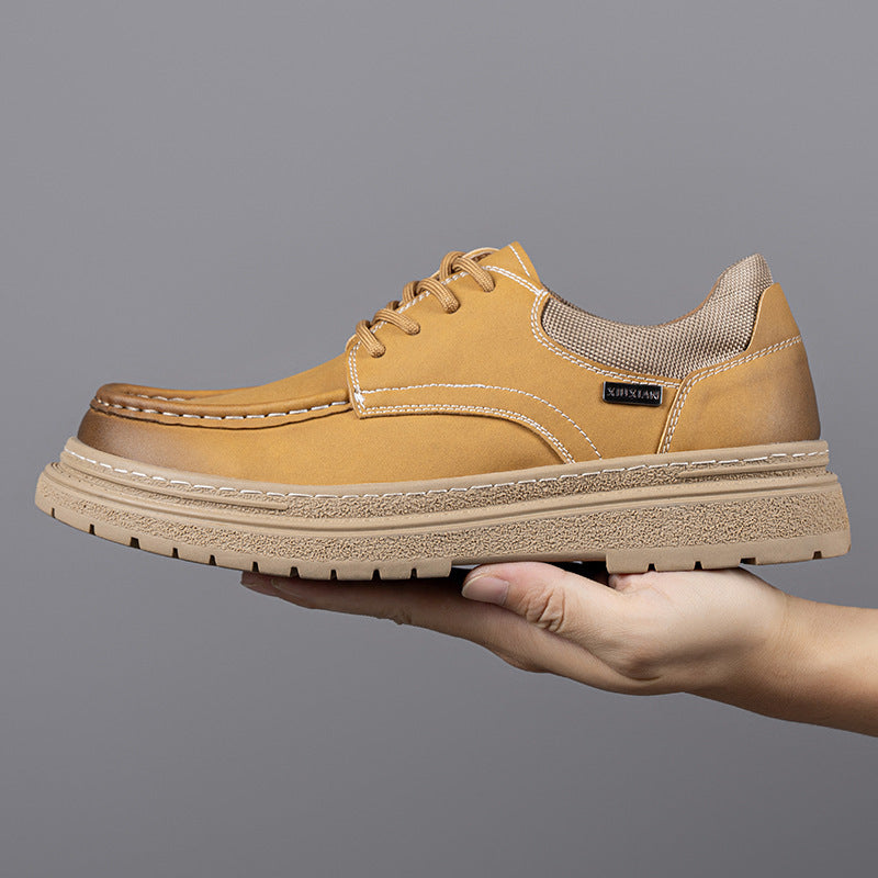 Tristan Herren Lederschuhe im Retro-Stil